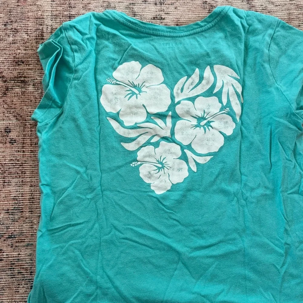 Old Navy Aqua 'Vacay Mode' Kids Tee
